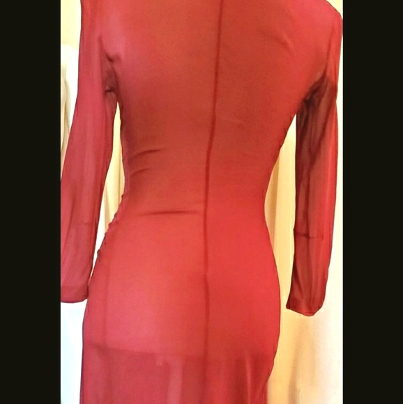 🖤EUC VNTG Burgundy Cover up by Dolce & Gabbana🖤 - Picture 13 of 17